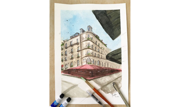 Quick Test With Pen & Ink And Watercolour